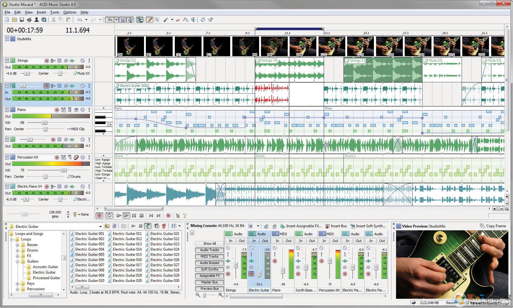 Acid 4.0汉化版下载|Acid Pro 4.0 官方中文版