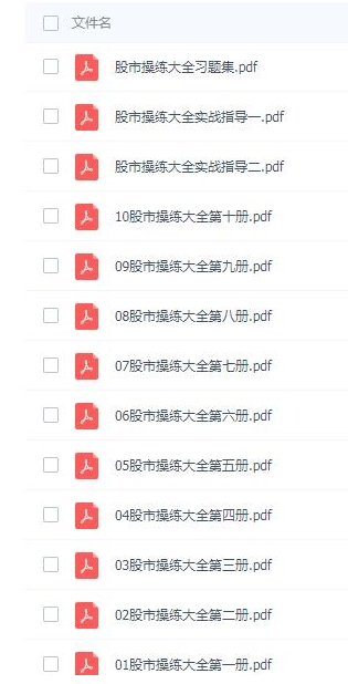 中国股市操练大全1-11册全套PDF高清版