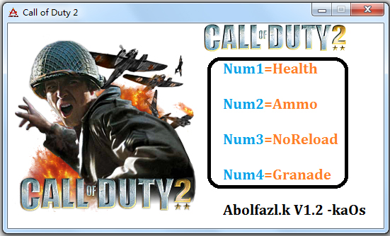 使命召唤2游戏全能修改器V1.2绿色版