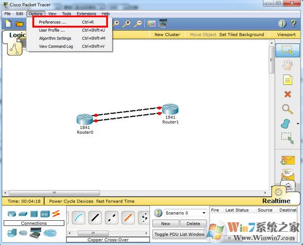 思科模拟器(Cisco Packet Tracer)截图