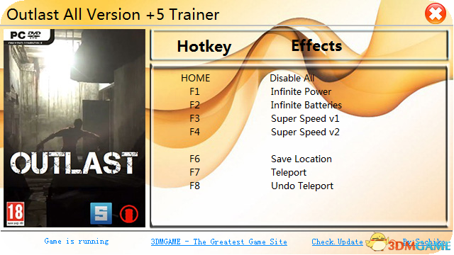 逃生修改器下载|逃生1修改器全版本五项修改器[风灵月影]