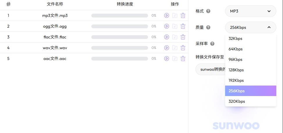 sunwoo音频格式转换器 V1.3.2 官方安装版