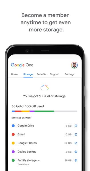 谷歌One(Google云端储存) v1.248.713036230 安卓版