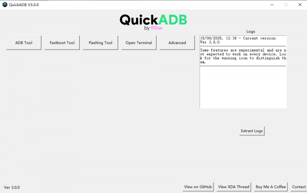 QuickADB(基于python开发的ADB图形界面工具) V3.0.0