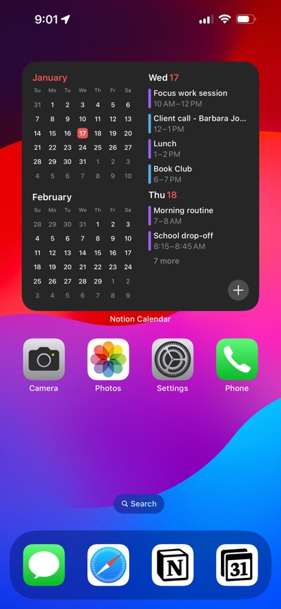 Notion日历 v1.83 苹果手机版