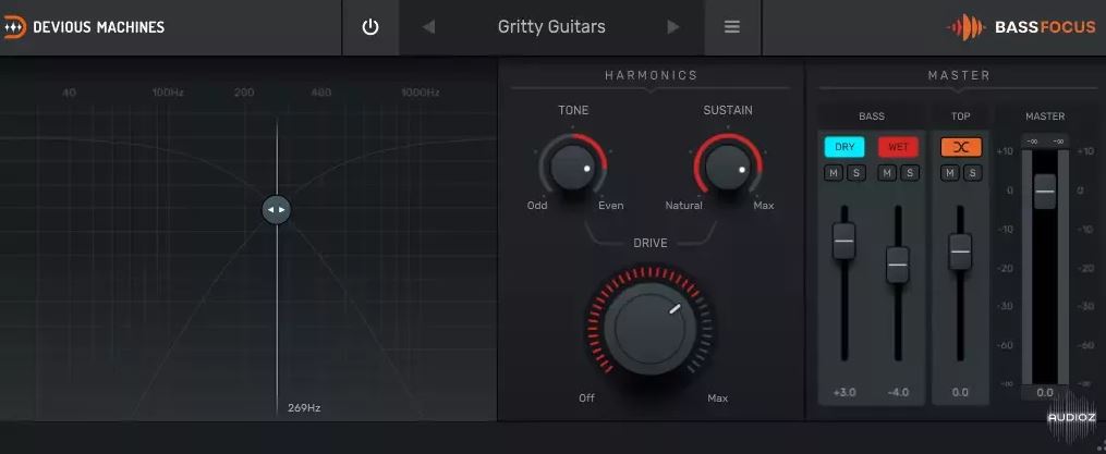 混音母带低频增强器Devious Machines Bass Focus v1.0.4 直装免费版(VST/VST3/AAX)
