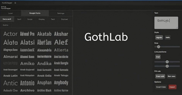 AE/PS/AI脚本字体编辑导入插件 Aescripts FontShaper V1.0.1 免费版