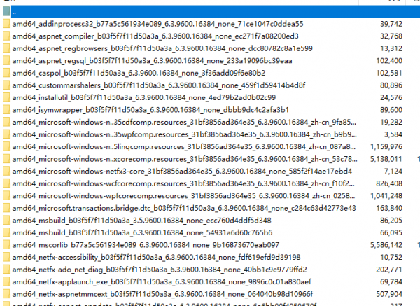 windows server 2012安装.NET Frameword 3.5环境所需要的sxs2012文件