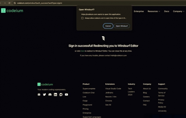 Codeium Windsurf(AI编程工具) v1.13.8 Mac 官方免费版
