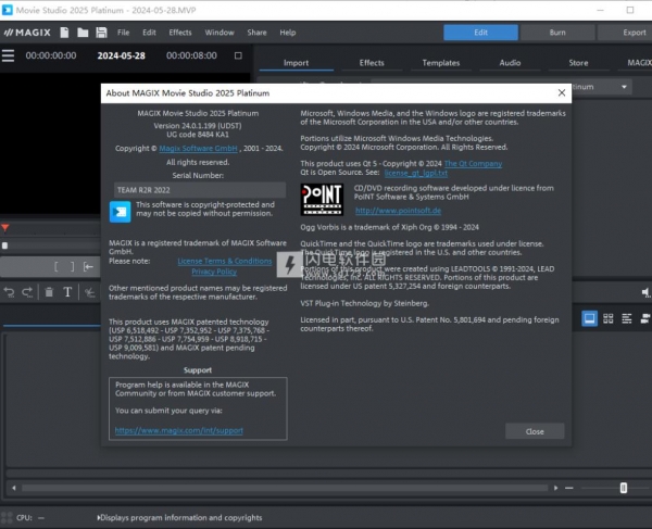 MAGIX Movie Studio 2026 Platinum 24.0.1.199 Suite 安装免费版