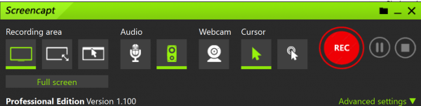 ASCOMP Screencapt(屏幕录制软件) v2.005 绿色汉化版
