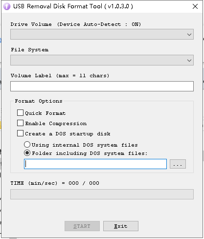 USB Removal Disk Format Tool(U盘格式化修复工具) V1.0.3.0 最新版