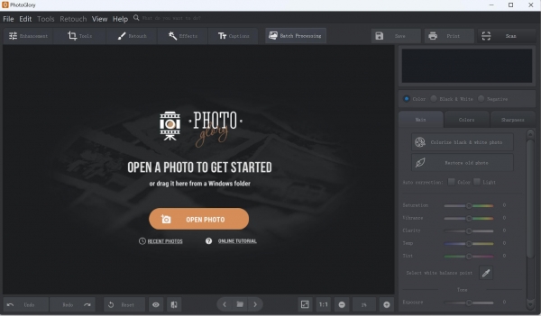 专业老照片修复 PhotoGlory v5.0 多语便携绿色版