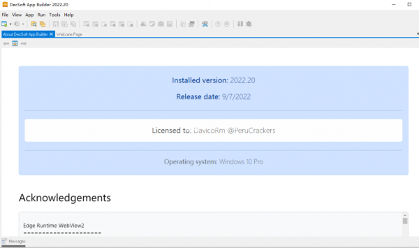 web可视化开发工具DecSoft App Builder 2026.55 x64 安装免费版(附授权文件+教程)
