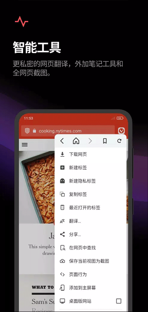 vivaldi(浏览器软件) v7.7.3862.53 安卓版