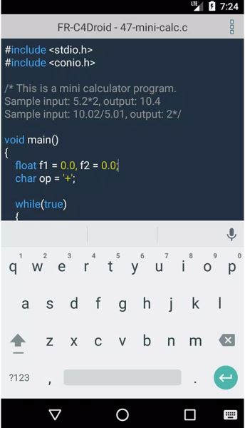 C4Droid 离线 C/C++ 编译器 v3.1 最新安卓版
