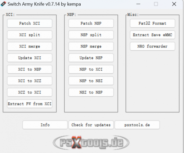 Switch Army Knife(SAK转换工具) v0.7.14 绿色免费版