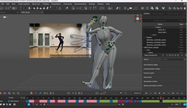 智能K帧关键帧动画软件Cascadeur 2026.2.3 Win 免登录独立版(附安装教程)