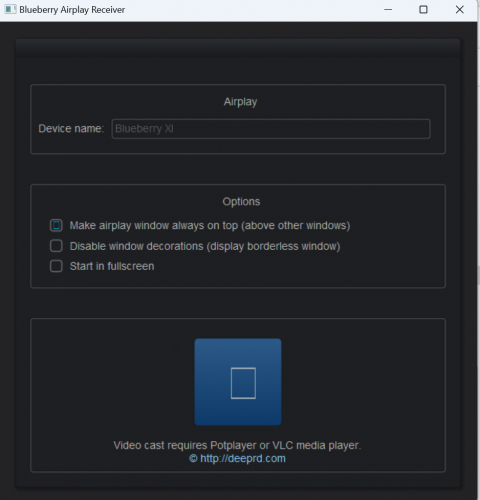 蓝莓投屏Blueberry-Airplay v2.0 绿色免费版