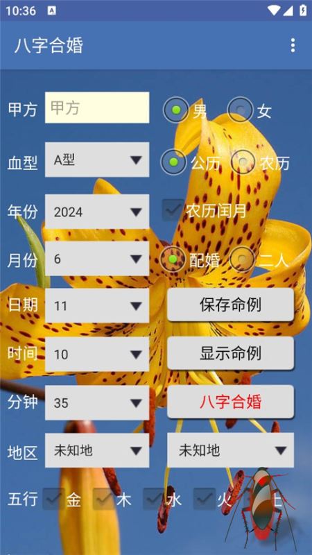 八字合婚(婚姻测试软件) v1.87 安卓版
