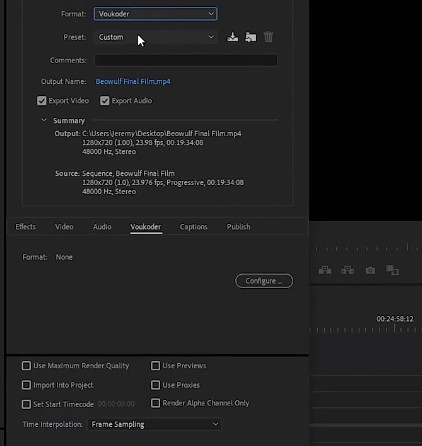 AE/PR/达芬奇/VEGAS多格式视频渲染加速输出插件Voukoder Pro V2.0.12 专业中文版