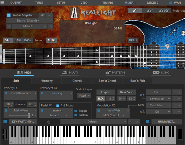 虚拟吉他手MusicLab RealEight 6 v6.1.0 SAL/VSTi/VST3i/AAX [MOCHA]免费版