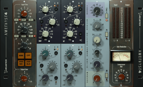 高性能通道条插件Acustica Audio Amethyst 4 2023 VST/VST3/AAX R2R安装免费版