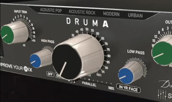 Acustica Audio Druma(鼓声处理器插件) v2023 AAX/VST/VST3免费版