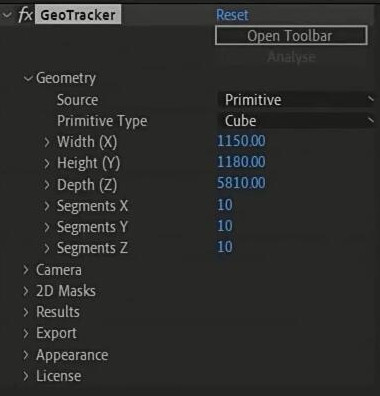 AE三维对象运动跟踪工具KeenTools GeoTracker 2023.0 for After Effects Mac正式版