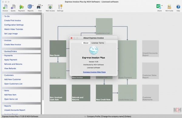 Express Invoice Plus for Mac(专业财务管理软件) v11.05 苹果电脑版