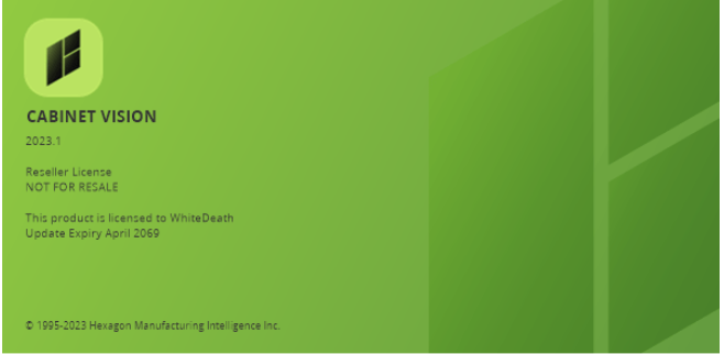 CV板式家具设计软件 Hexagon Cabinet Vision 2023.4 x64 完美免费版(附安装教程)