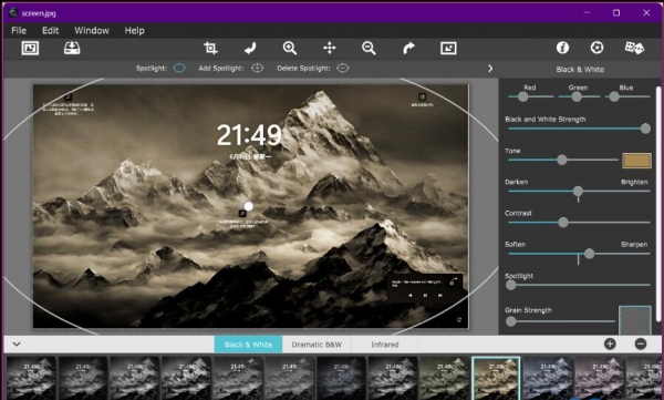 照片转黑白 JixiPix Dramatic Black and White v2.6.5 绿色便携版