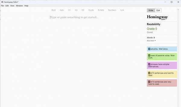 海明威写作编辑器 Hemingway Editor 3.0.6 多语便携绿色版