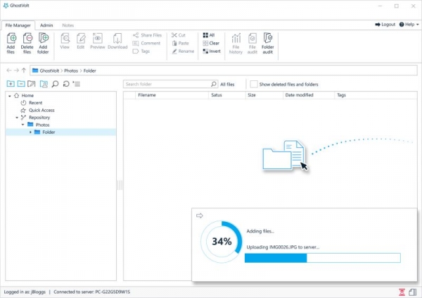 高级文件加密工具 GhostVolt Business v2.41.23 免费版 附使用教程