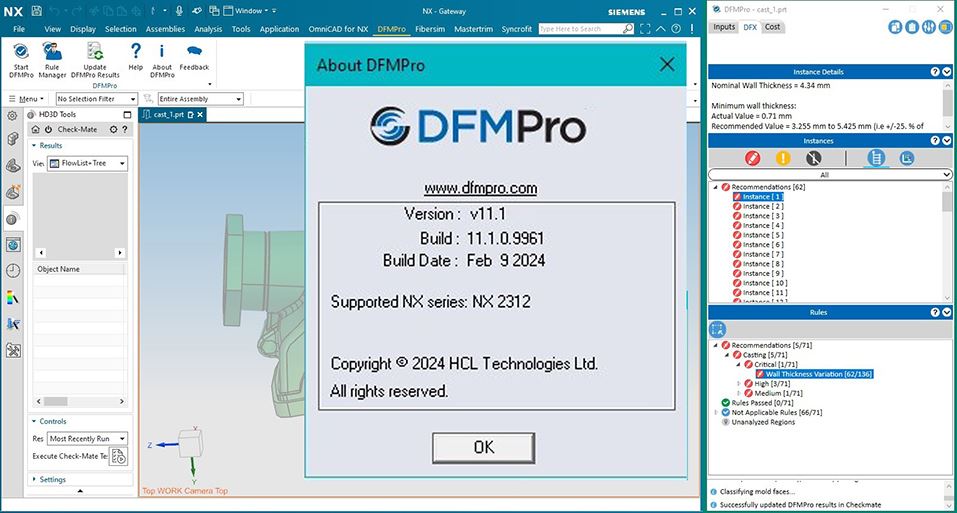 Geometric DFMPro v11.6.1.13826 for NX 2312-2406 Series Win64 免费版