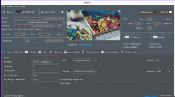 快速视频转码软件 FastFlix v5.7.2 多语言绿色便携版