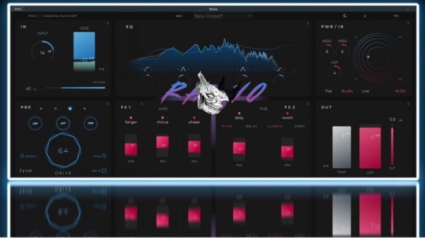 Aurora DSP Rhino(吉他插件) v1.5.3 TNT免费版