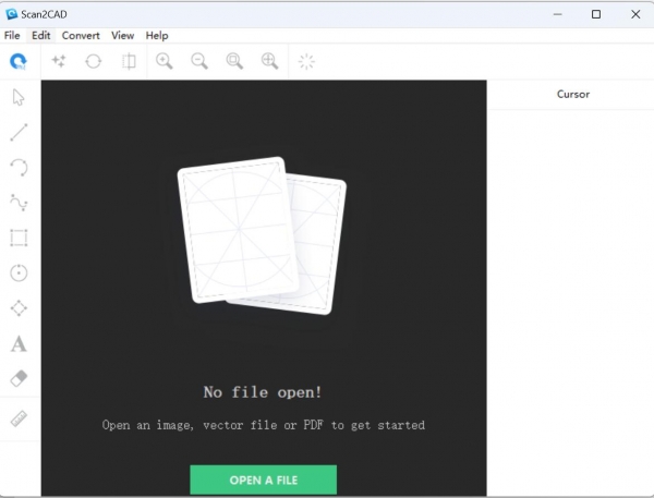 Scan2CAD 扫描图像蓝图草图转CAD v10.4.18 绿色多语便携版 64位