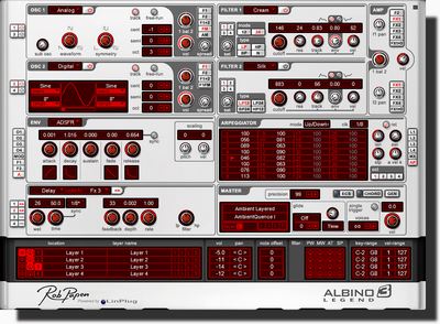 虚拟乐器插件 Rob Papen Albino 3 Legend v3.5.0 免费版 附安装教程