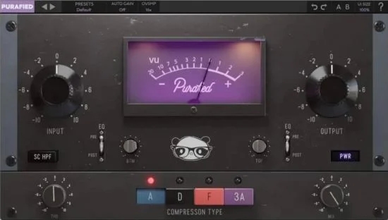 Purafied Audio VU Compressor(音频压缩插件) Mac v1.1.0 免费安装版(附序列号)