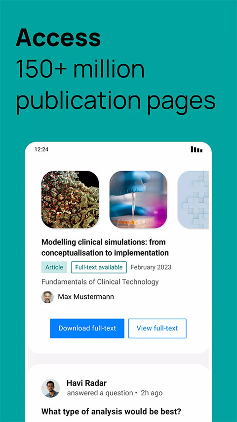 researchgate(学术社交媒体平台) v1.1.34 安卓版