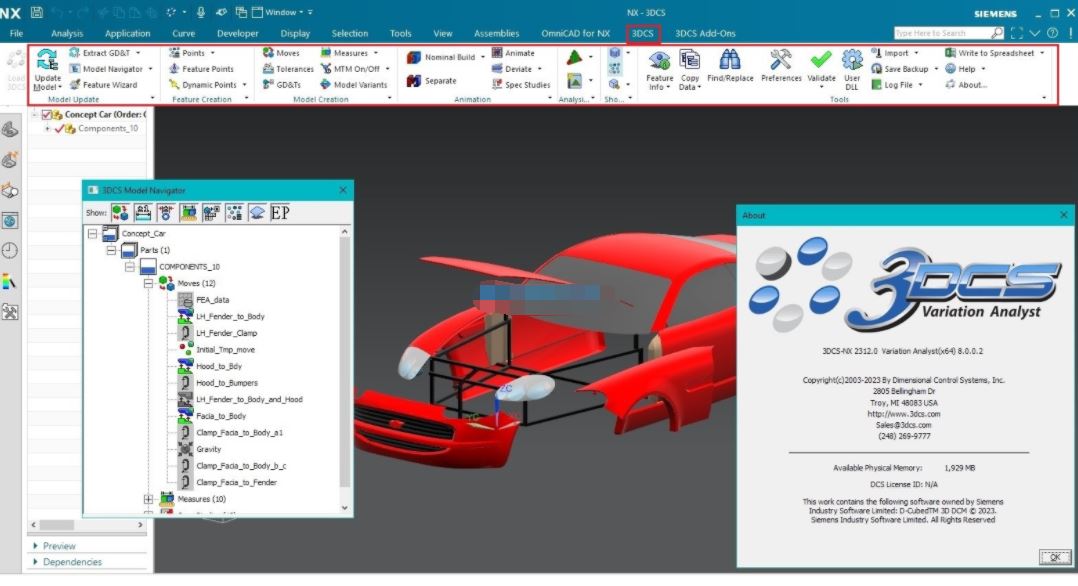 公差分析3DCS Variation Analyst 8.0.0.2 for Siemens NX 9.0-2312 Series 免费版