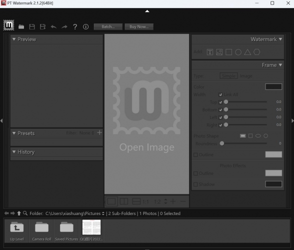 照片水印制作 PT Watermark 2.1.2 (x64) 多语绿色便携版