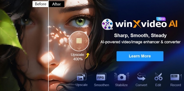 智能视频转换和编辑软件Winxvideo AI v4.5 中文免费绿色便携版