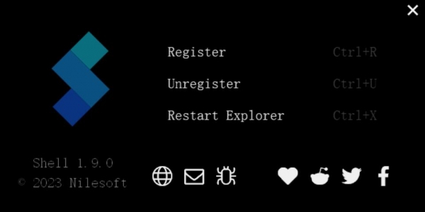 Nilesoft Shell菜单自定义 v1.9.1.8 便携免费版