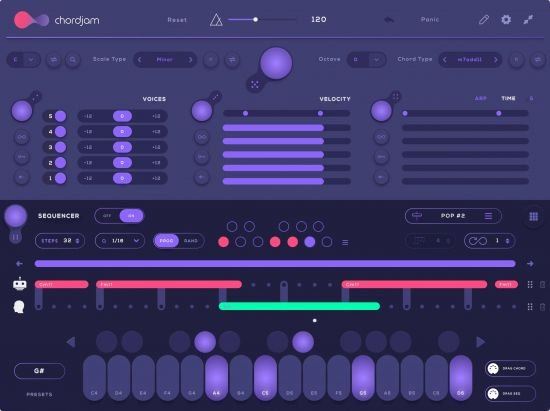 Audiomodern Chordjam(和弦生成插件) Mac v1.5.0 直装免费版