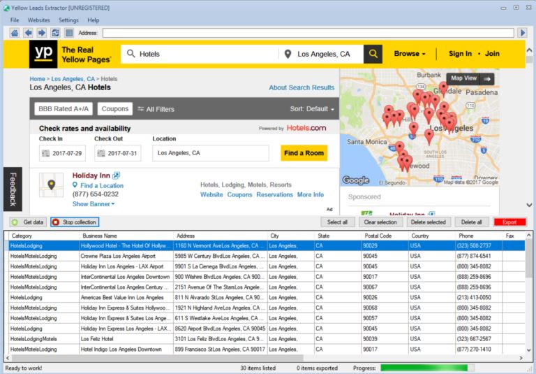 Yellow Leads Extractor(黄页信息抓取工具) v8.9 免费版 附安装教程