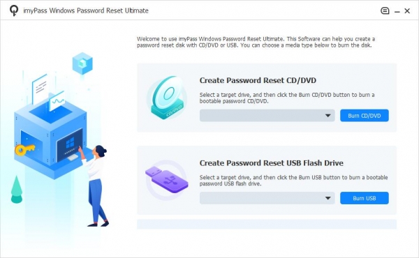 imyPass Windows Password Reset Ultimate(Win密码重置工具) v1.0.10 免费版(附安装教程)