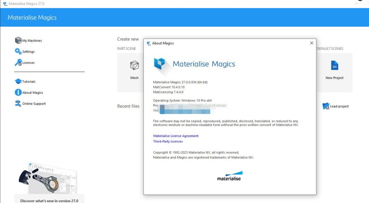 Materialise Magics 29.0.1.30 中文免费版(附安装教程) with MatConvert 11.2 64位