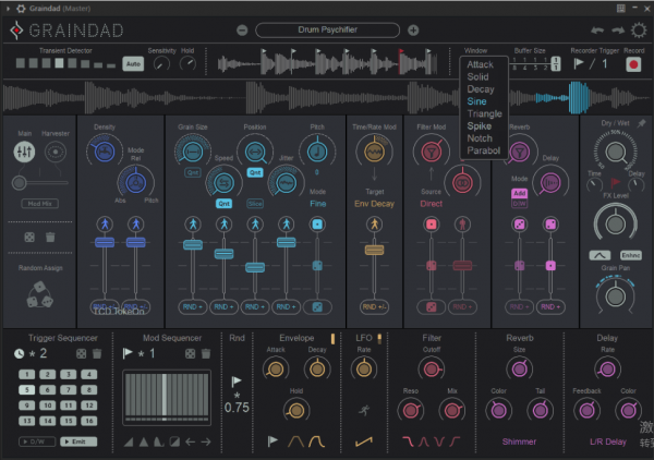 音频颗粒效果器Sugar Bytes - Graindad v1.0.6 独立/VST/VST3/AAX 一键免费安装版
